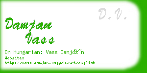 damjan vass business card